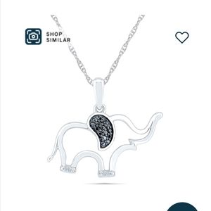 COPY - Kay Jewelers Diamond Elephant Necklace